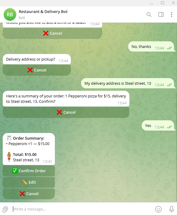 AI Order Assistant