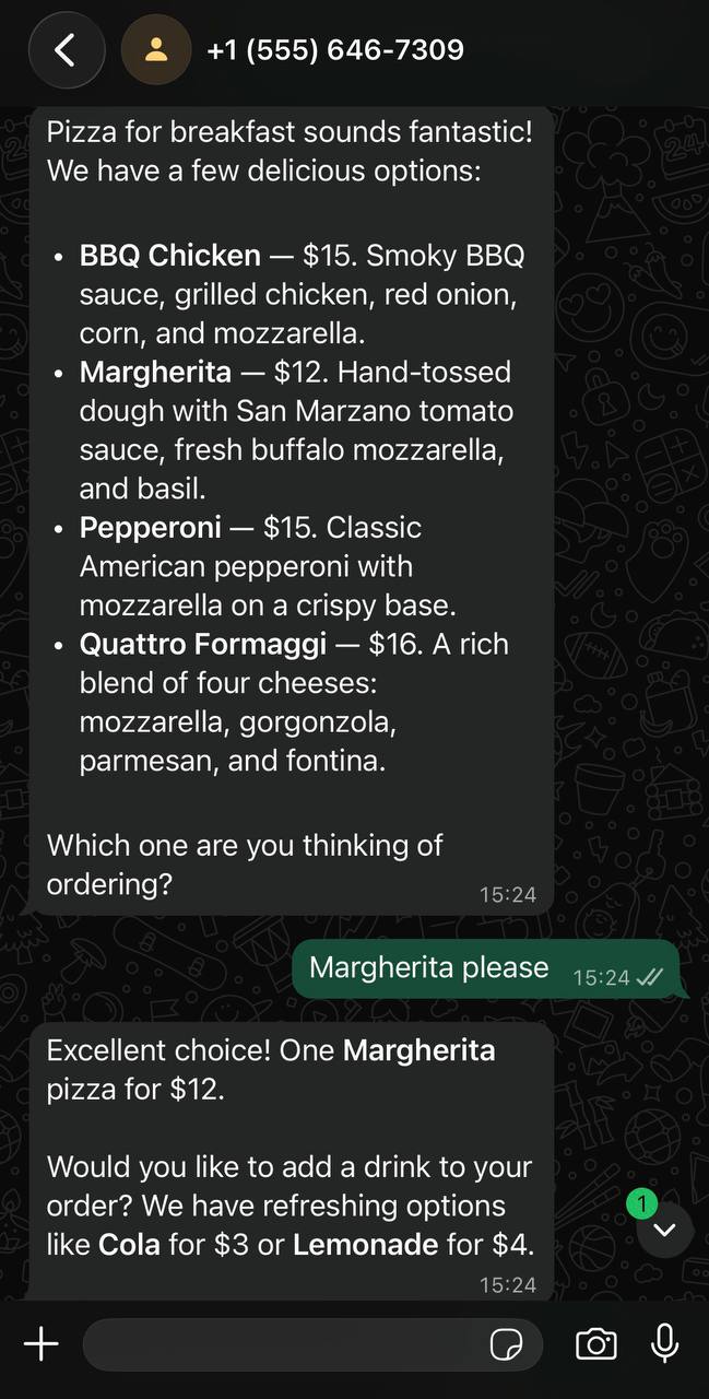 Menu Categories